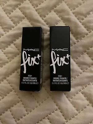 2 X Mac Fix Plus Skin Refresher Finishing Spray .17 Oz / 5 Ml Each New Travel Sz • $9.50