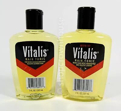 2 Vitalis Hair Tonic For Healthy Looking Hair For Men 7 Fl Oz - EL PASO • $16.99
