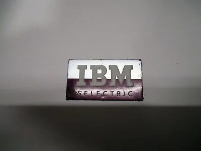 $21.95 • Buy OEM IBM Selectric I Typewriter IBM Badge W/warranty