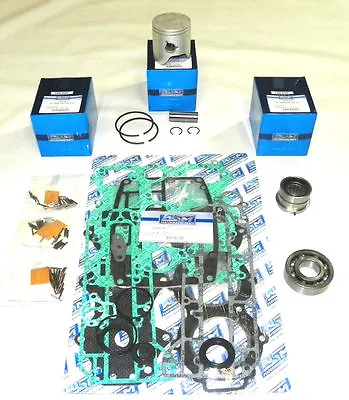 WSM Yamaha 60 / 70 Hp 3 Cyl. Power Head Rebuild Kit 100-255-10 - Standard Size • $421.60