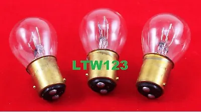 (4 Pieces) Bulb 1154 Bulb 6V. Dual Contacts Tail/ Stop Or Brake Light. • $8.77