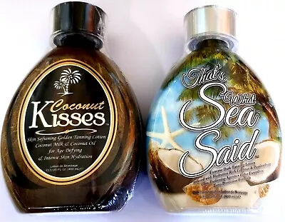 That's What Sea Said Accelerator & Ed Hardy Coconut Kisses Tanning Bed Lotion • $46.95