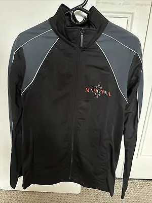 MADONNA MDNA TOUR 2012 TRACK JACKET REFLECTIVE STRIPES RARE LIMITED Promo • $99