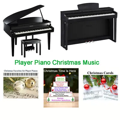 Christmas Carols Collection For Most Player Pianos Pick Your Media  & Title • $19.95