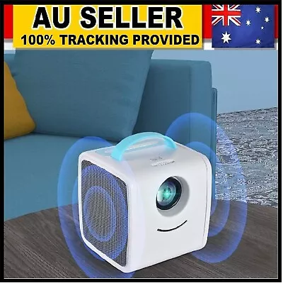 $69.99 • Buy Mini LED Video Audio White Projector Portable USB HD Home Cinema Movie Theater