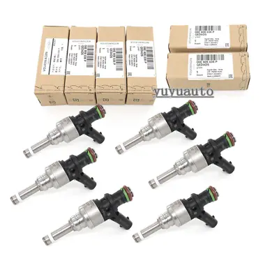 6x OEM Fuel Injector 06E906036AL For AUDI A6 A7 A8 Q5 Q7  S5 VW Touareg 3.0T • $560