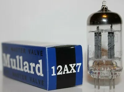 1 X Mullard 12AX7 Tube Brand NEW In Box ! • $23.86