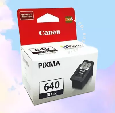 Canon PG640 Genuine Standard Ink For PIXMA MG2160 MG3160 MG3650 - Black • $28.95