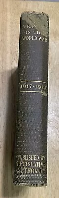 Vermont In The World War 1917 -1919.   WWI And Vermont History - Free Shipping • $19