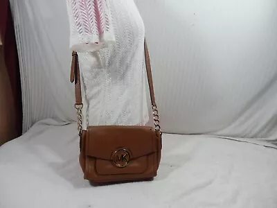 MICHAEL Michael Kors Saddle Brown Leather Crossbody Bag • $39