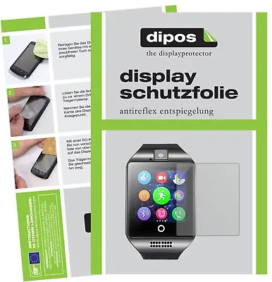 6x Screen Protector For InterActive SmartWatch Q18 Protection Anti Glare Dipos • £7.49