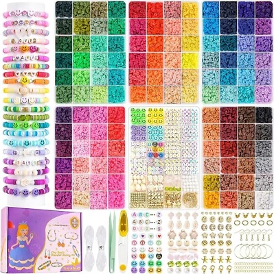 £35 • Buy 30000PCS BIG Jewellery Making Kit Beads Charm Bracelet Necklace Set Clay Plastic