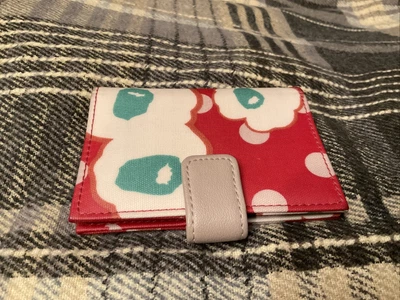 £3.50 • Buy RADLEY Red Oilskin Hollyhocks CREDIT CARD HOLDER RRP £29 USED 💳