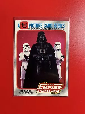 Star Wars 1980 Topps Empire Strikes Back Card-Introduction-Darth Vader #1 • $2.99