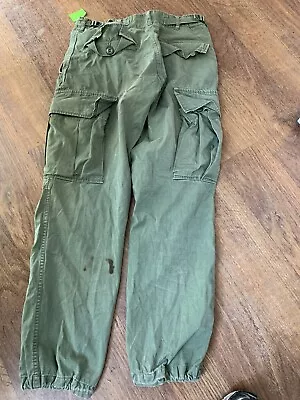 Vietnam Vintage Jungle Pants Cotton Army Marine US Military Bdu  • $28.95