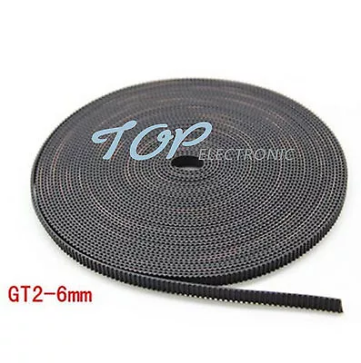 RepRap GT2 Timing Belt 6mm Wide 2mm Pitch 2GT For 3D Printer Prusa Mendel 1m • $2.57