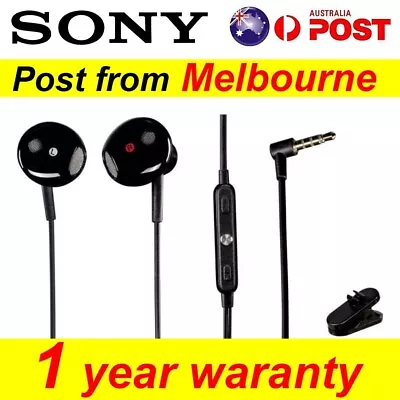 $16.99 • Buy SONY Wired Earphones Headphones Earbud Headsets Sport With Mic 3.5mm STH32 AU