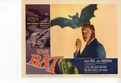 The Bat / Vincent Price / 11 X14 MINT Lobby Card Set • $159