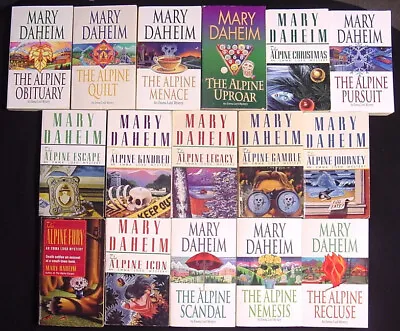 Mary Daheim~Lot 16 Cozy Mystery PB~Emma Lord / Alpine Series # 35-79-1921~VGC • $16.95