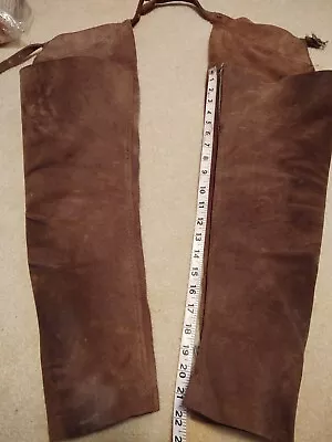 Child’s Full Chaps Brown Suede  • $15