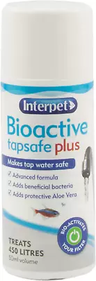 Interpet Bioactive Tapsafe Aquarium Water Dechlorinator 50 Ml • £4.17