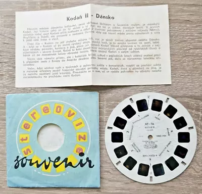 Vintage Meopta Kodan Ii Denmark Viewmaster Type Reel Rare 1967 Czech Q057 • $8.64