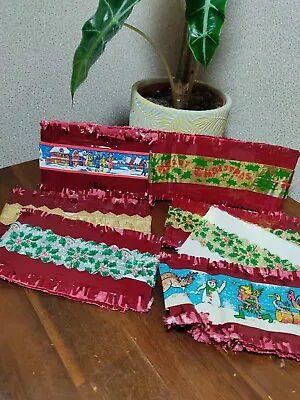 7 Christmas Cake Decoration Wrap Ribbon 35inch Long 3inch Wide (Vintage) • £14.99