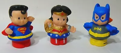 $12.99 • Buy Little People Super Heroes Batman Wonder Woman Superman Action Gift DC Comics 3