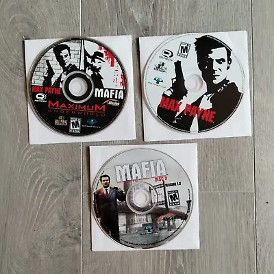 MAX PAYNE / MAFIA Bundle: Maximum Underworld 3 Of 5 Discs Missing Mafia Disc 1 2 • $5.99