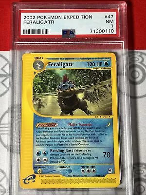 $69.99 • Buy 2002 Pokemon Expedition Feraligatr 47/165 PSA 7 NM E-Reader Card CGC Feraligator