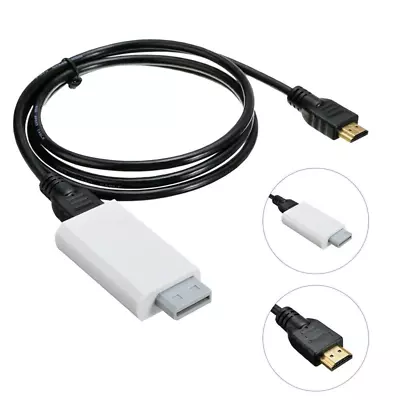 Wii To HDMI Converter Adapter W/ 5ft 1.5m High Speed Conversion Cable Line Wire • $6.63