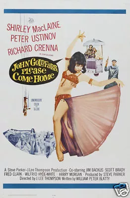 $6.49 • Buy John Goldfarb Please Come Home Shirley McLaine Poster