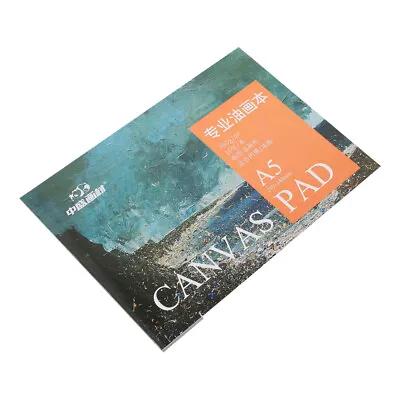  Oil Painting Book Cotton Canvas Pad Artist Blank White Boards • £10.15