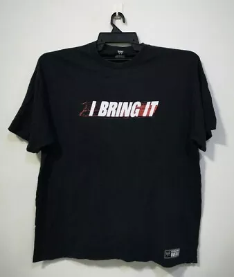 2008 Dwayne Johnson Aka The Rock - I Bring It Wwe Black Promo Tees Sz 2xl • $16.50