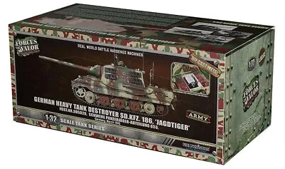 FORCES Of VALOR 1:32 WWII German Heavy Tank Destroyer SD.KFZ.186 JAGDTIGER # 331 • $115