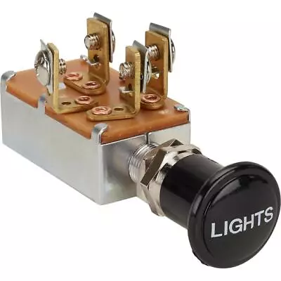 Speedway Motors Universal 3-Position Headlight On-Off Switch Knob 15A 12V • $15.99