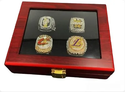 LeBron James CHAMPIONSHIP 4 RING SET NBA LA Lakers  Miami Heat Cleveland Cavs • $136.97