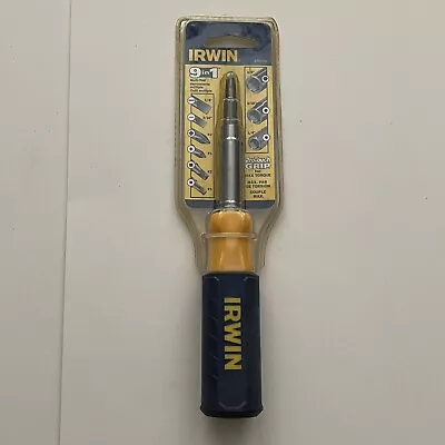 IRWIN - 9 In 1 Multi-Tool Screwdriver With ProTouch Grip #2051100 • $8.99