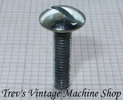 2BA Mushroom Head Slotted Screws Roofing Bolts Zinc Plated Steel 0.25in To 1in • £4.25