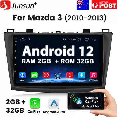 For Mazda 3 2010-2013 BL Android 12 9  Car Play Stereo Radio Head Unit GPS 2+32G • $215.99