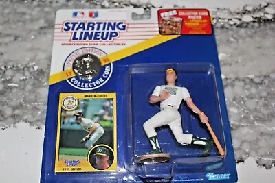 1991 Kenner MARK MCGWIRE RC SLU STARTING LINEUP MOC Sealed Oakland A's W/coin • $5.99