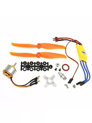 2200KV Brushless Motor 30A ESC Servo Propeller Fr RC Fixed Wing Plane Helicopter • $21.07