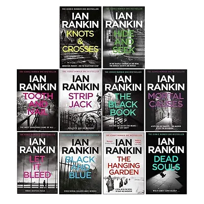 Ian Rankin Inspector Rebus Series Collection 10 Books Set Knots And Crosses • £27.95