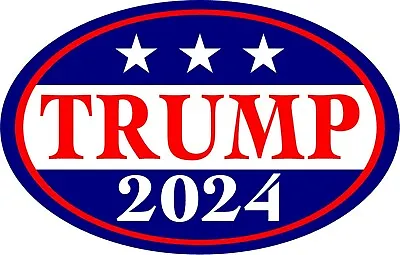 TRUMP Car Magnet Donald Trump President 2024 Magnetic Bumper Sticker 5.5 X3.5  • $6.97