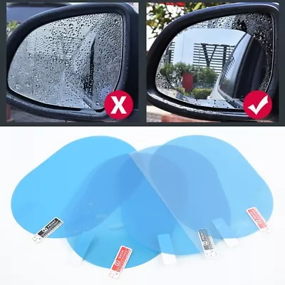 High Definition PET Nano Anti Fog Anti Glare Car Mirror Film Set Pack Of 4 • £5.53