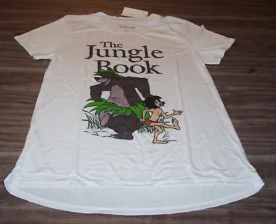 WOMEN'S Teen Walt Disney THE JUNGLE BOOK Baloo Mowgli T-shirt SMALL NEW W/ TAG • £19.30