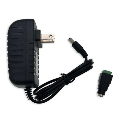 $11.49 • Buy 24V 1A DC Power Adapter 100V-240V AC For LED Nail Lamp, Video, Bluetooth Speaker