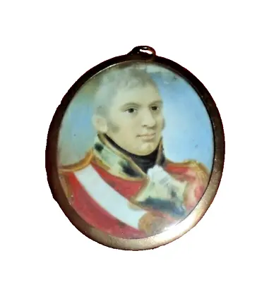 Late 18th/early 19th Century  Portrait Miniature Of A Red Coated Army Officer • £300