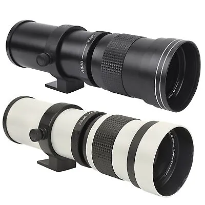 420‑800mm F8.3 Telephoto Zoom Lens Telescope For Canon EFS Mount Camera+T2Mount • £92.45