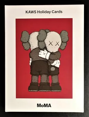 KAWS X MoMA 'Together' 2018 Box Of 12 Christmas X-mas Holiday Note Cards **NIB** • £38.57